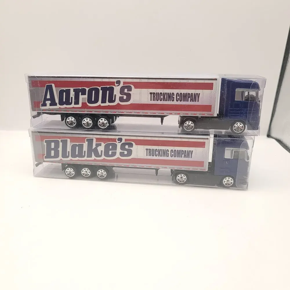 Swibco Trucking Company Toy Semi Truck Set of 10 New in package Gray Blue
